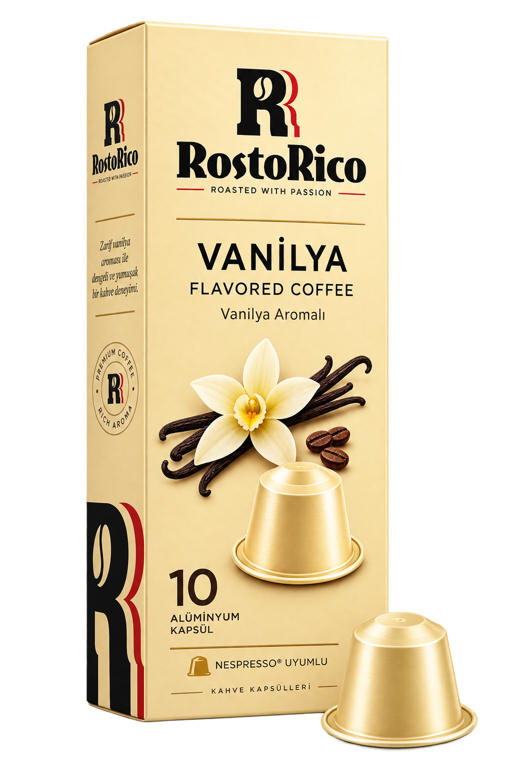 RostoRico Vanilya kapsül kutusu